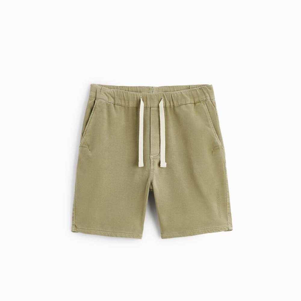 Basic soft denim shorts